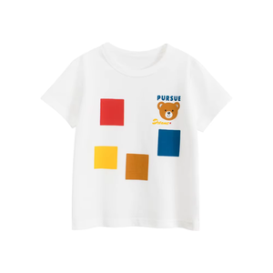 T-shirts décontractés d'été pour enfants, séchage rapide, respirants, écologiques, 100% coton, t-shirt de sport pour l'entraînement au basketball - Product Image 2