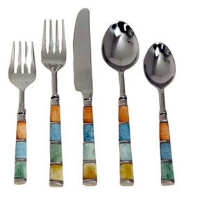 Ensemble de Couverts de Luxe en Acier Inoxydable Faits Main, Écologiques et Minimalistes, Qualité Supérieure, Idéal pour la Rentrée Scolaire - Vente Flash - Product Image 2