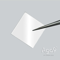 Plaque de diamant monocristallin carrée de 10 mm Aga9 Systems