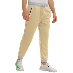 Pantalones Deportivos de Cintura Elástica para Hombre con Bolsillos Laterales, Pantalones Casuales con Cordón Ajustable para Otoño - Product Image 3