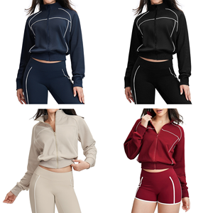 ชุดเซ็ต 2 ชิ้นสำหรับผู้หญิง ฤดูใบไม้ผลิ/ฤดูร้อน แบบลำลอง คอทรงโอ แขนสั้น กางเกงขายาว ผ้าถัก โพลีเอสเตอร์/คอตตอน ระบายอากาศได้ดี แห้งเร็ว - Product Image 1