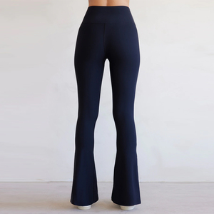 Wholesale Sustainable Quick Dry Mid Waist Running Scrunch Butt Seamless Yoga Pants Solid Color Fitness <b>Tight</b> Slim Women Sports - Product Image 2