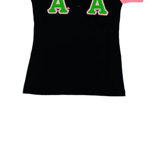 Últimas Camisetas Personalizadas de la Hermandad AKA Sorority, Bordadas, 100% Algodón, Transpirables, Tejidas, de Manga Corta para Hombre - Product Image 5