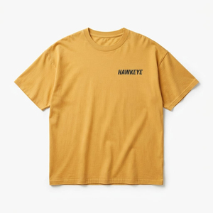 เสื้อยืดผู้ชายคุณภาพสูง โลโก้สั่งทำได้ ผ้าฝ้ายน้ำหนักเบา ทรงโอเวอร์ไซส์ หลวม สวมใส่สบาย ไหล่ตก สไตล์สตรีทแวร์ เสื้อยืดเปล่าเรียบๆ - Product Image 6
