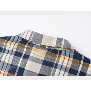 Chemises en flanelle doublées personnalisées de haute qualité - Coupe régulière pour homme - Manches longues - 380g - Product Image 5