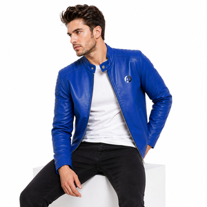 stylish men leather <b>jacket</b> with a smooth finish comfortable fit durable design and timeless appeal for everyday casual and <b>smart</b> - Product Image 6