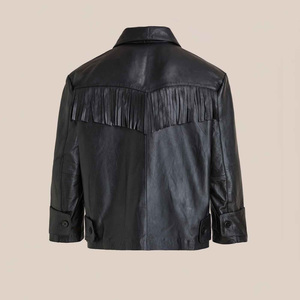 Professional Western Fringe <b>Suede</b> Leather <b>Jacket</b> Classic Western Cowboy Fashion Outerwear Premium Manufacturer Bulk Orders - Product Image 2