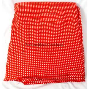 Tela de Algodón 100% Hecha a Mano en India, Tela de Algodón Jaipur Sanganeri Estampada a Mano, Material en Bruto para Vestidos - Product Image 4