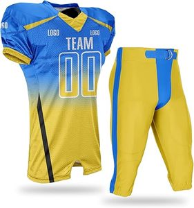 Uniforme de Fútbol Americano de Manga Corta, Transpirable, 100% Poliéster, Resistente, para Adultos, Ecológico, Marca Privada - Product Image 6