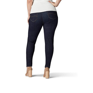 Venta Directa de Fábrica, Pantalones Vaqueros de Mezclilla para Mujer, Cintura Alta, Corte Recto y Holgado, Estilo Nuevo - Product Image 3