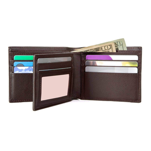 Cartera de Cuero Genuino Hecha a Mano para Hombre, Estilo Vintage, Billetera Bifold de Lujo, Cartera de Cuero Auténtico para Hombre, Piel de Vacuno de Alta Calidad - Product Image 3