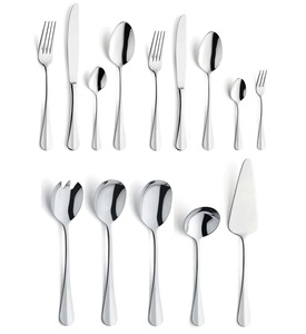 Superbe ensemble de couverts en acier inoxydable pour les fêtes, complémentant les designs de table minimalistes à étages, ustensiles de repas durables - Product Image 3