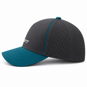 Casquette de baseball réglable BFIT avec panneau en maille respirante et logo brodé, vêtements de golf, vêtements de sport de plein air - Product Image 6