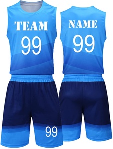 Ensemble de maillot de basket-ball respirant sublimé personnalisé, uniforme d'équipe sportive, ensemble court pour hommes et femmes - Product Image 2