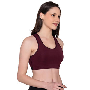 Soutien-gorge de sport de qualité supérieure pour femmes, logo personnalisé, respirant, fabriqué en usine, couleur unie, soutien-gorge de sport pour femmes - Product Image 2