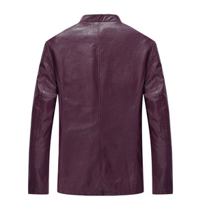 Warm Breathable Leather Jacket for <b>Men</b> Blending Winter Functionality with Stylish <b>Sherpa</b> Lined Streetwear Design - Product Image 3