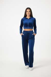 Chándal Deportivo de Invierno para Mujer, Talla Grande, con Capucha, Resistente al Viento, Transpirable, Ecológico, de Spandex/Poliéster, Largo - Product Image 4