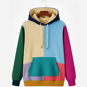 Sweat-shirt unisexe d'hiver de haute qualité, 100% coton molletonné, avec poche, imperméable, coupe classique, épais, grandes tailles - Product Image 5