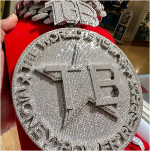 Pendentif Moissanite en Argent Sterling 925 de Forme Ronde, 2 Pouces, Grand Cercle Lourd Style Hip Hop, Breloque Lettre pour Fêtes - Product Image 3