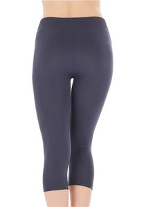 Leggings de yoga de cintura alta para mujer, pantalones de entrenamiento de cintura media con patrón liso, leggings gruesos de invierno para mujer, ¡Novedad! - Product Image 3
