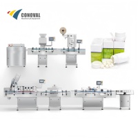 Machine automatique de remplissage, de bouchage et de scellage de bouteilles en plastique de petit volume CE RoHS