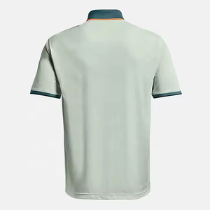 Camisas de Hombre al por Mayor, con Bolsillo, Manga Corta, 100% Algodón, Tejido de Punto, Impresión Digital, Bordado Personalizado, Servicio OEM - Product Image 5