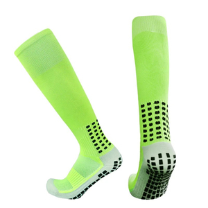 Custom Made Youth Sportswear Spandex/Polyester <b>Long</b> Length Sport <b>Socks</b> With Silicone Dots Football Knitted Soccer <b>Socks</b> - Product Image 1