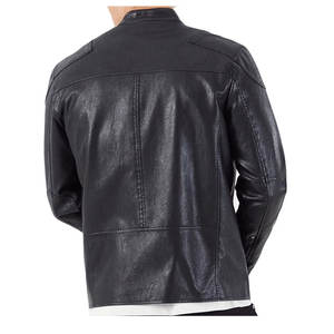 แจ็คเก็ตหนังวัวแท้บล็อกสีสำหรับผู้ชายและผู้หญิงรุ่นใหม่ปี 2026 กันน้ำ ระบายอากาศได้ดี เหมาะสำหรับฤดูหนาว ขายส่ง - Product Image 3