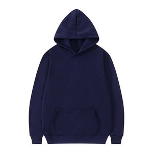 Sweat-shirt à capuche pour homme, couleur unie, tricoté, décontracté, pour l'automne, coupe classique avec poche, pull à capuche, couleur personnalisée - Product Image 3