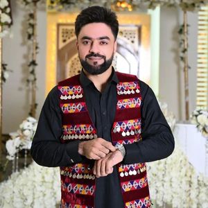 Elegante Chaleco Afgano para Hombre, Chalecos y Chaquetas Étnicas de Lujo, Proveedor OEM ODM de Primera Calidad - Product Image 2
