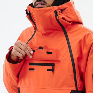 Chaqueta de Esquí Unisex Mon-tecc 2026, Color Borgoña/Negro, Talla Grande, Transpirable, Ligera, Impermeable 10,000mm, para Exteriores - Product Image 4