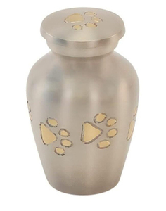Decorative Stainless Steel Modern Eco-Friendly Pet Cremation Urns <b>for</b> Dog <b>Ashes</b> Small Funeral Supplies Wholesale - Product Image 1