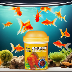 อาหารปลาทองโปร'ส ชอยส์ ผลิตจากปลาป่น ได้รับการรับรองมาตรฐาน ISO 9001 ขนาด 28.5 กรัม/กระปุก อายุการเก็บรักษา 1 ปี ผลิตในไต้หวัน - Product Image 5