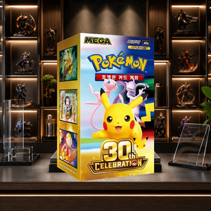 กล่องบูสเตอร์โปเกมอนเวอร์ชั่นเกาหลี ฉลองครบรอบ 30 ปี M6a แบบซีล สำหรับร้านขายการ์ดและร้านขายของสะสม - Product Image 4