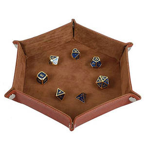 Bandeja de Cuero para Dados y Monedas - Ecológica, Color Personalizado, Alta Calidad, Unisex - Product Image 2