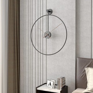 Handmade Metal <b>Wall</b> <b>Clock</b> <b>Decorative</b> Silent Quartz Hanging <b>Clock</b> for Living Room At Best Price - Product Image 5