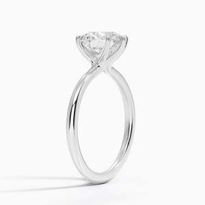Freesia Six-Prong <b>Solitaire</b> Engagement <b>Ring</b> - Product Image 6