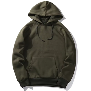 Sweat-shirt à capuche pour homme 100% coton molletonné, couleur unie, avec poche, style décontracté, coupe classique, pour l'automne - Product Image 6