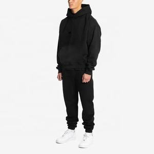 Chándales negros personalizados, chándal para hombres, ropa de entrenamiento para hombres, ropa para correr para Primavera, chándal en blanco, chándal, conjunto de Jogger personalizado - Product Image 2