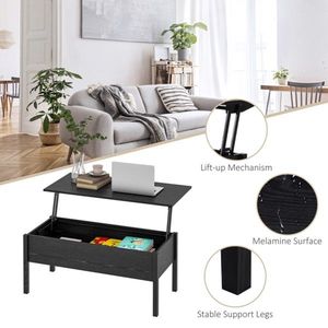 Black Top Coffee Table - Product Image 2