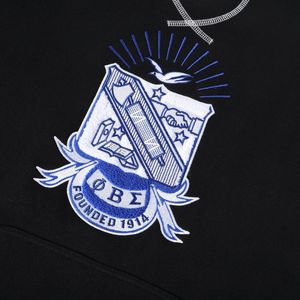 เสื้อสเวตเชิ้ตคอกลมลายตราสัญลักษณ์ Phi Beta Sigma สำหรับผู้ชาย สวมใส่สบาย ผลิตจากผ้าคุณภาพพรีเมียม เสื้อผ้าสำหรับสมาคมพี่น้องชาวกรีก เหมาะสำหรับใส่ลำลอง - Product Image 5