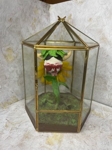 Decorative Glass Terrarium Tabletop Garden Display Perfect For <b>Study</b> Table Setup And Creative Work <b>Desk</b> Styling From India - Product Image 5