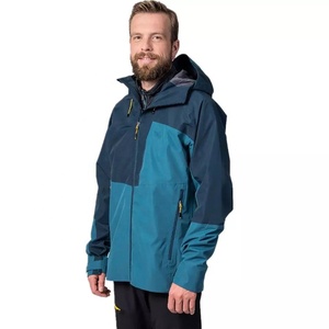 Unisex Waterproof Windproof Hooded Puffer Jacket Shell Breathable Quick Dry Nylon Spring Outdoor <b>Rain</b> <b>Coat</b> - Product Image 4