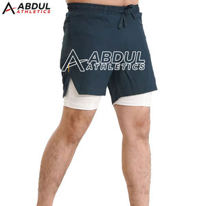 Shorts de sport durables pour hommes, conçus pour les séances d'entraînement intenses, les séances de gym et la course en plein air, avec un matériau flexible et résistant. - Product Image 5