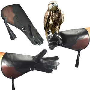 Guantes de Cuero Originales de Alta Calidad con Diseño Único para Cetrería Profesional, Aceptamos OEM, Personalizados - Product Image 6