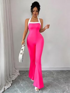 Body Deportivo Casual sin Mangas con Textura Acanalada para Mujer, Ecológico |   Mono Deportivo Sexy con Espalda Descubierta |   Poliéster y Spandex de Alta Elasticidad - Product Image 2