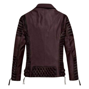 Pakistan Manufacturer Lightweight Men Genuine <b>Leather</b> Casual <b>Jacket</b> Canvas Stand Front Customized OEM Service <b>Winter</b> Plain Dyed - Product Image 6