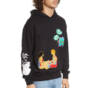 Sudadera con Capucha Bordada para Hombre a Precio de Mayoreo, Sudadera con Capucha Bordada de Alta Calidad Personalizada, Sudaderas con Capucha Bordadas para Hombre en Mezcla de Algodón Básico - Product Image 2