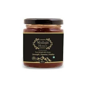 Complément alimentaire naturel au miel infusé de Shilajit biologique de qualité supérieure pour une vitalité énergétique bien-être général emballé en bouteille - Product Image 6