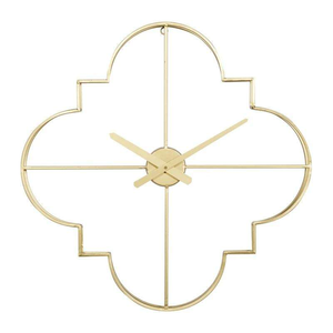 Elegant Metal Wall <b>Clock</b> with Quartz Movement Silent Design Mid Century Modern Style-Timeless Appeal Indian Skilled Artisans - Product Image 4